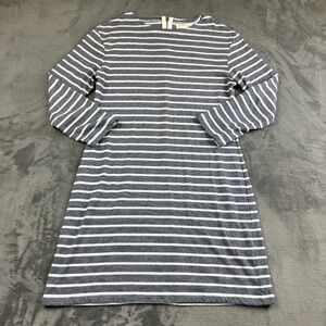 Sails To Sable Dress Womens Size Small Striped 3/4 Sleeve Coastal Beach Chic